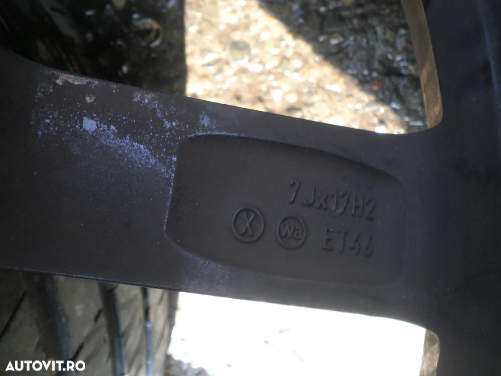 Jante 17" + anvelope Skoda Rapid , Fabia , Octavia 3, 5JJ601025 7J ET46 215/40/17 - 7