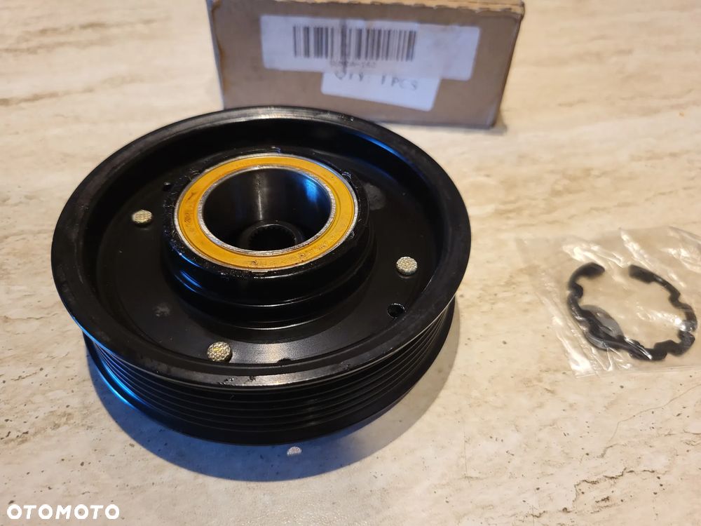 Sprzęgło kompletne kompresora klimatyzacji (DENSO 6PK 110mm AUDI A2, A3, TT; SEAT ALHAMBRA, ALTEA XL, CORDOBA, IBIZA II, IBIZA III, IBIZA IV, IBIZA IV SC 1.0-3.2 06.97-12.22  6Q0820803D ,6Q0820803G 8Z0260805A, - 1