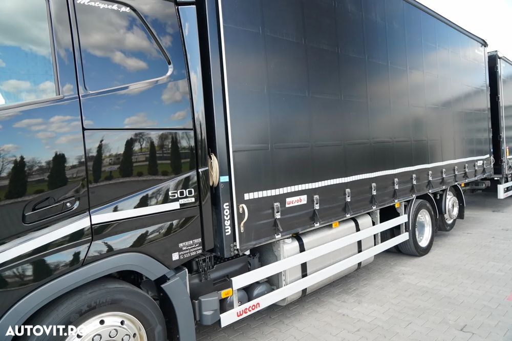 Volvo FH 500 / COMBINAT TANDEM / 120 M3 / TRANSIT / I-SAVE / I-PARK COOL / DIRECȚIE CU RIDICABILITATE / ȘINCĂLĂTORI BOGIE / WECON / 2025 - 10