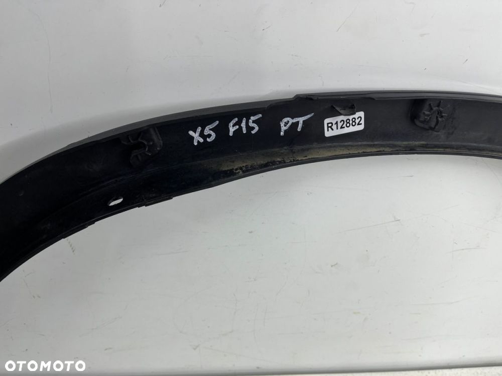 Listwa BMW X5 F15 13-18r. prawy tylny rant nadkola błotnika zderzaka nakładka 7294372 - 11