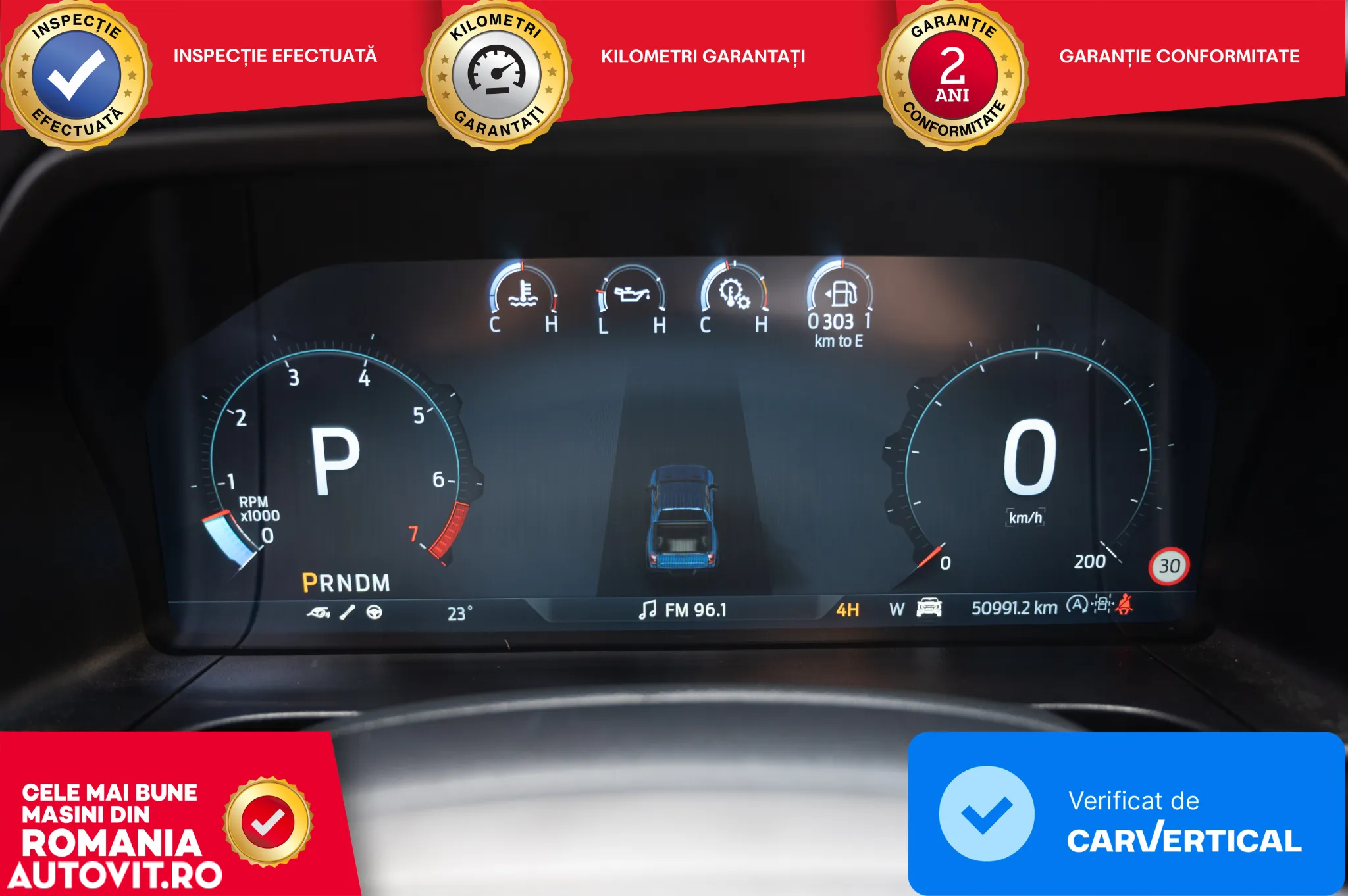 Ford Ranger Pick-Up 3.0 EcoBoost 288 CP 4x4 Cabina Dubla Raptor Aut. - 15
