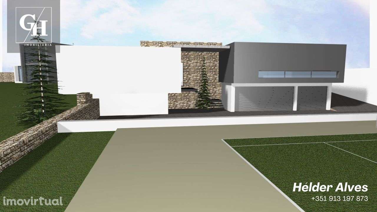 Terreno com moradia em construção - Aceita permuta - Grande imagem: 5/38