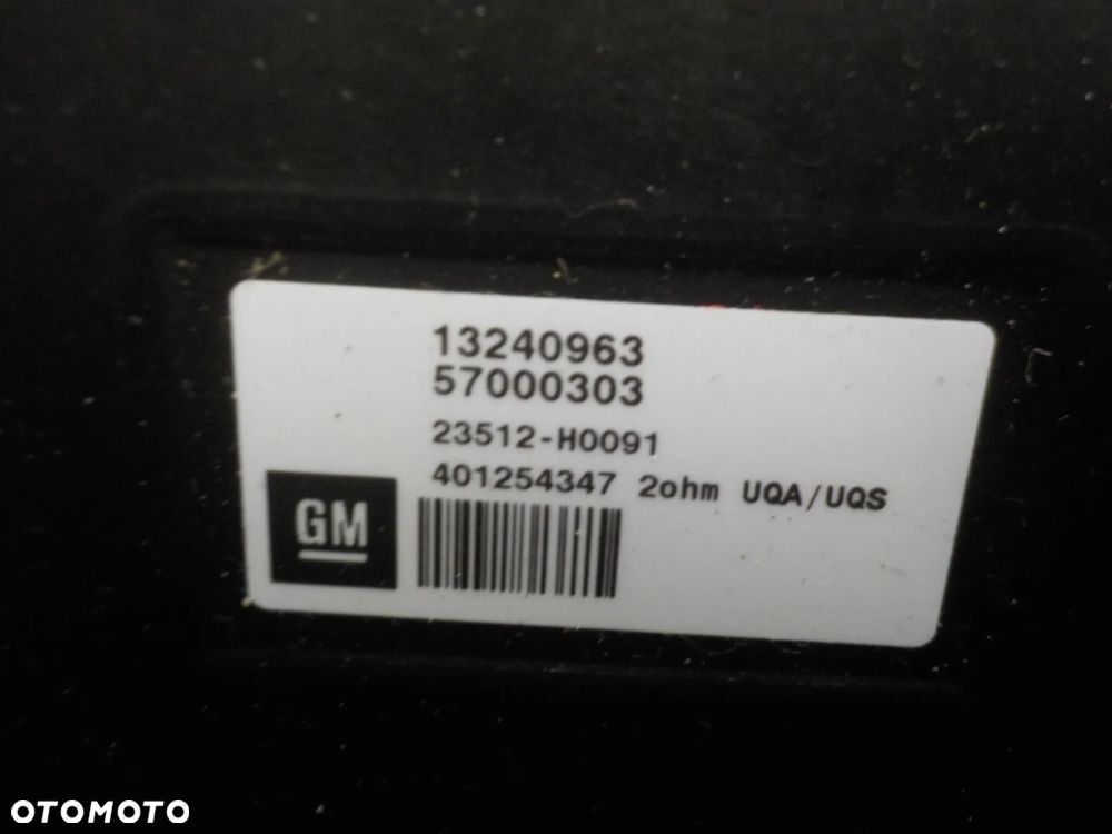 OPEL INSIGNIA  GŁOŚNIK GŁOŚNIKI SUBWOOFER INFINITY ZESTAW 13240963  13240952  13240968 - 3