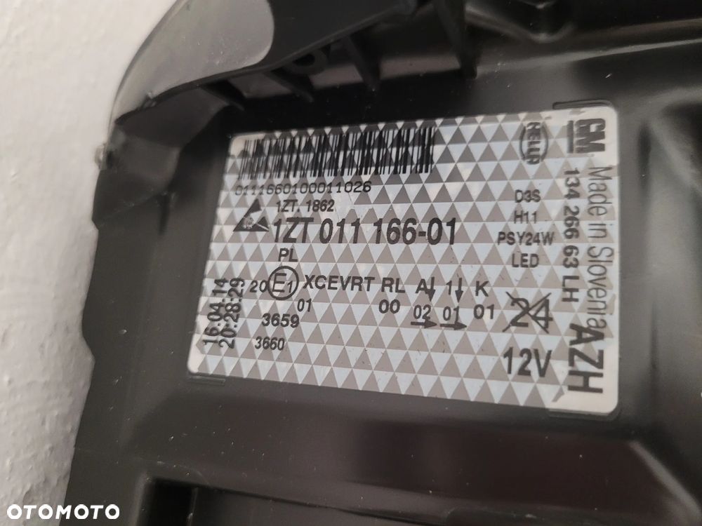 Opel Insignia A lift lampa przód lewa bi-xenon led - 7