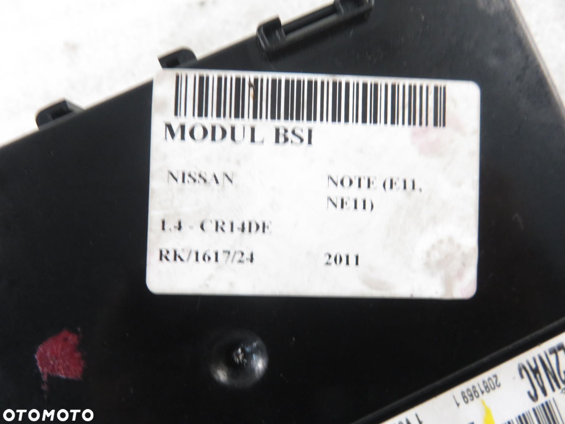 MODUŁ BCM NISSAN NOTE (E11, NE11) 284B2EM03B - 2
