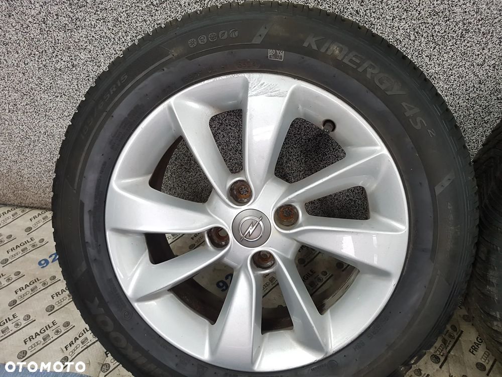 KOŁA CAŁOROCZNE OPEL CORSA D E  ADAM 4X100 185/65R15 6JX15 CZUJNIKI - 11