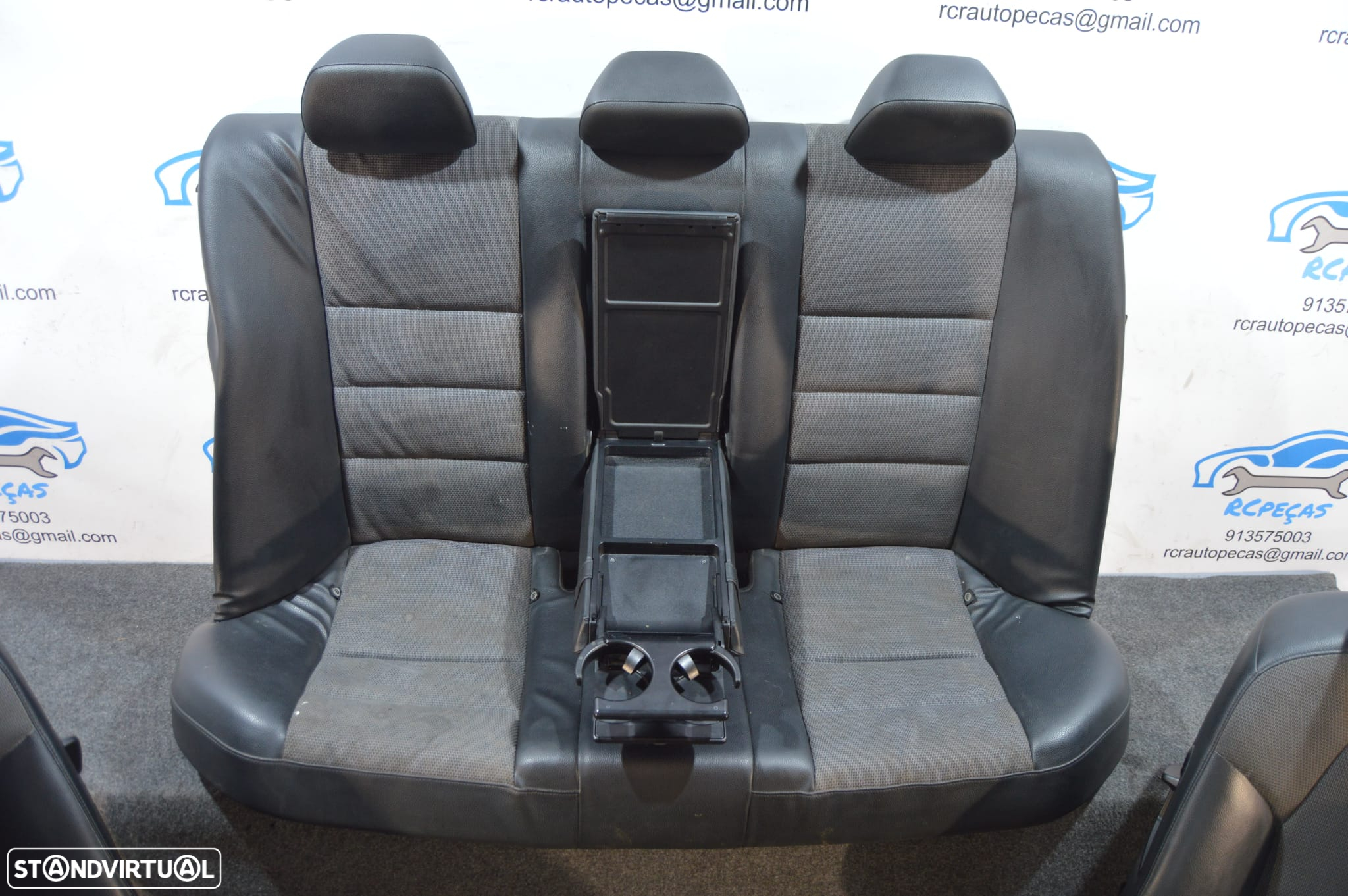 BANCOS PELE ALCANTRA FRENTE FRONTAL TRASEIRO TRÁS AIRBAG MERCEDES BENZ CLASS C W204 AMG SPORT - 7