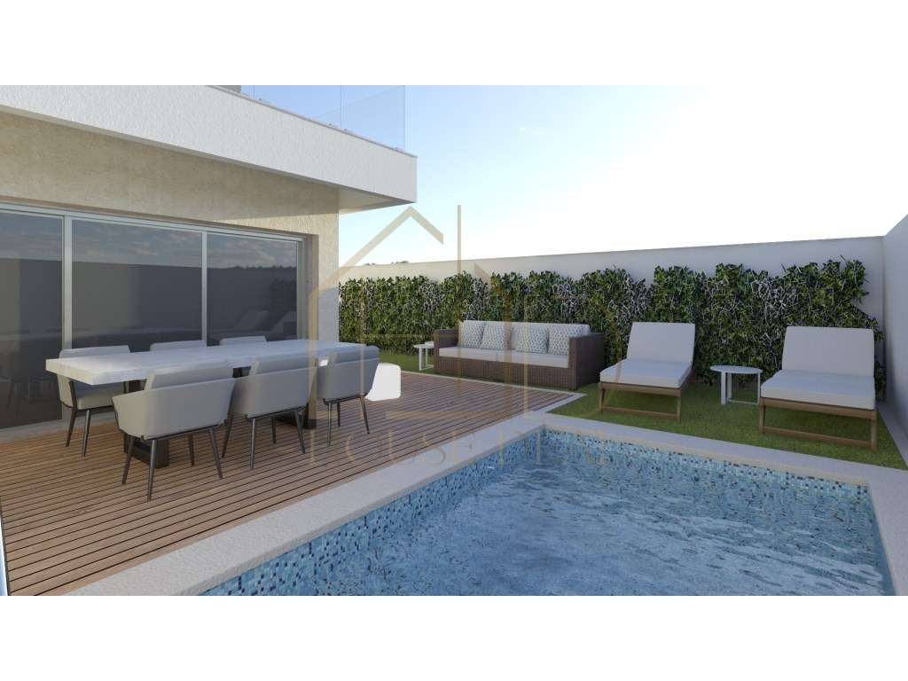 LUXUOSA Moradia T4 com Piscina. Fernão Ferro - Grande imagem: 3/26