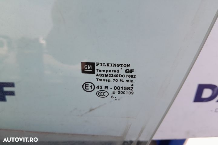 Geam usa fata stanga 43R-0001582 43R-0001582 Opel Zafira B [2005 - 20 - 3