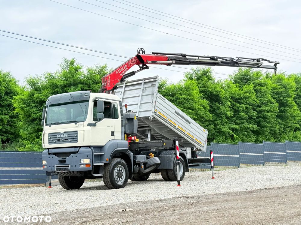MAN * MAN TGA 18-350 * 4x4 * HDS Fassi 235 CXP * Kiper Wywrotka * Sprowadzony* Bardzo Dobry Stan * - 12