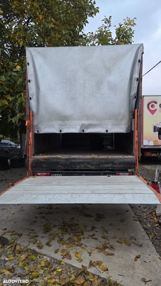 Iveco Daily 35-150 cu prelata si lift, cat B,  posibilitate leasing - 4