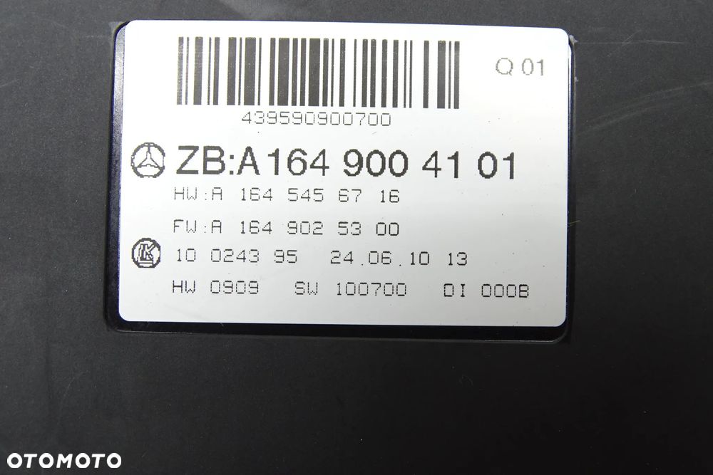 MERCEDES ML W164 Modul SAM Przod 1649004101 - 4