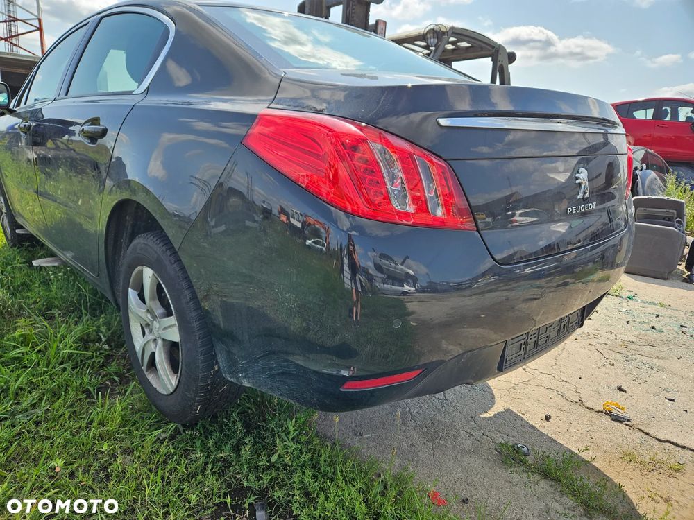 Zderzak tył tylny pod PDC Peugeot 508 I sedan 2012r KTVD - 2