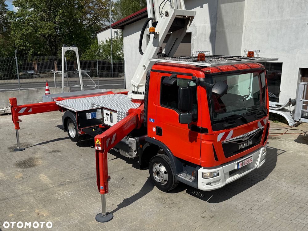 MAN Podnośnik Koszowy Zwyżka Ruthman T330 33 metry  DmC 7500KG! 21 w bok! UDT! Jak Wumag Gsr Multitel Euro 6!!! - 11