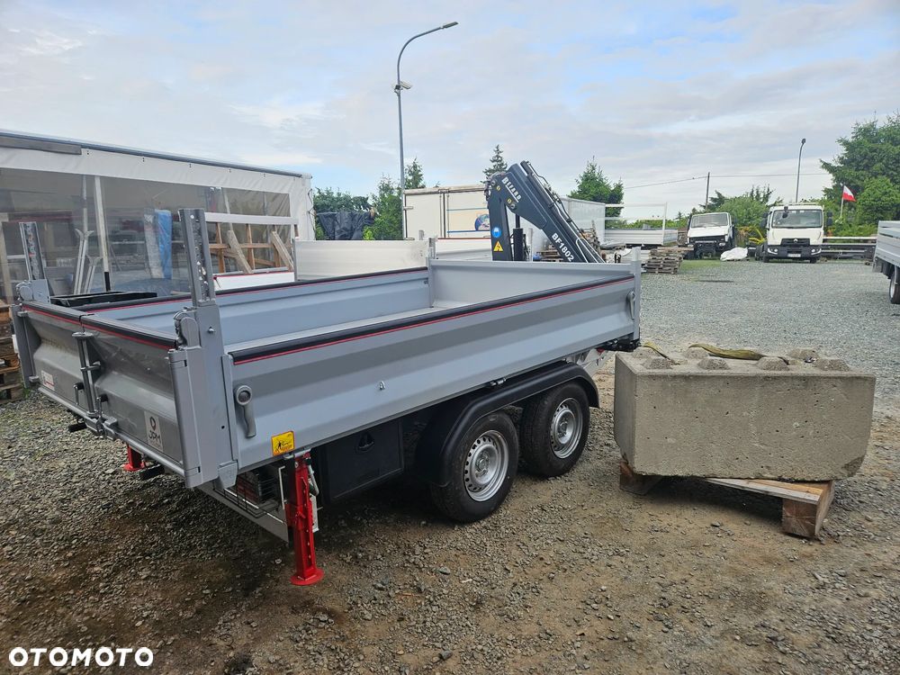 Iveco Przyczepa 2,7-3,5t z HDS, żuraw + wywrotka - 13