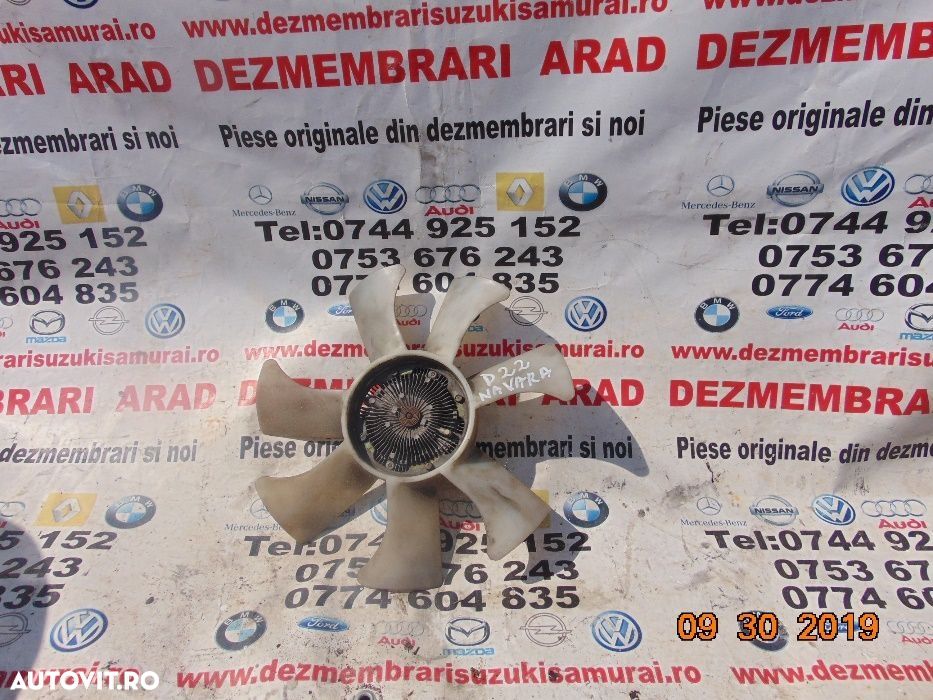 Ventilator Nissan navara D22 vascocuplaj vascocupla dezmembrez navara - 1