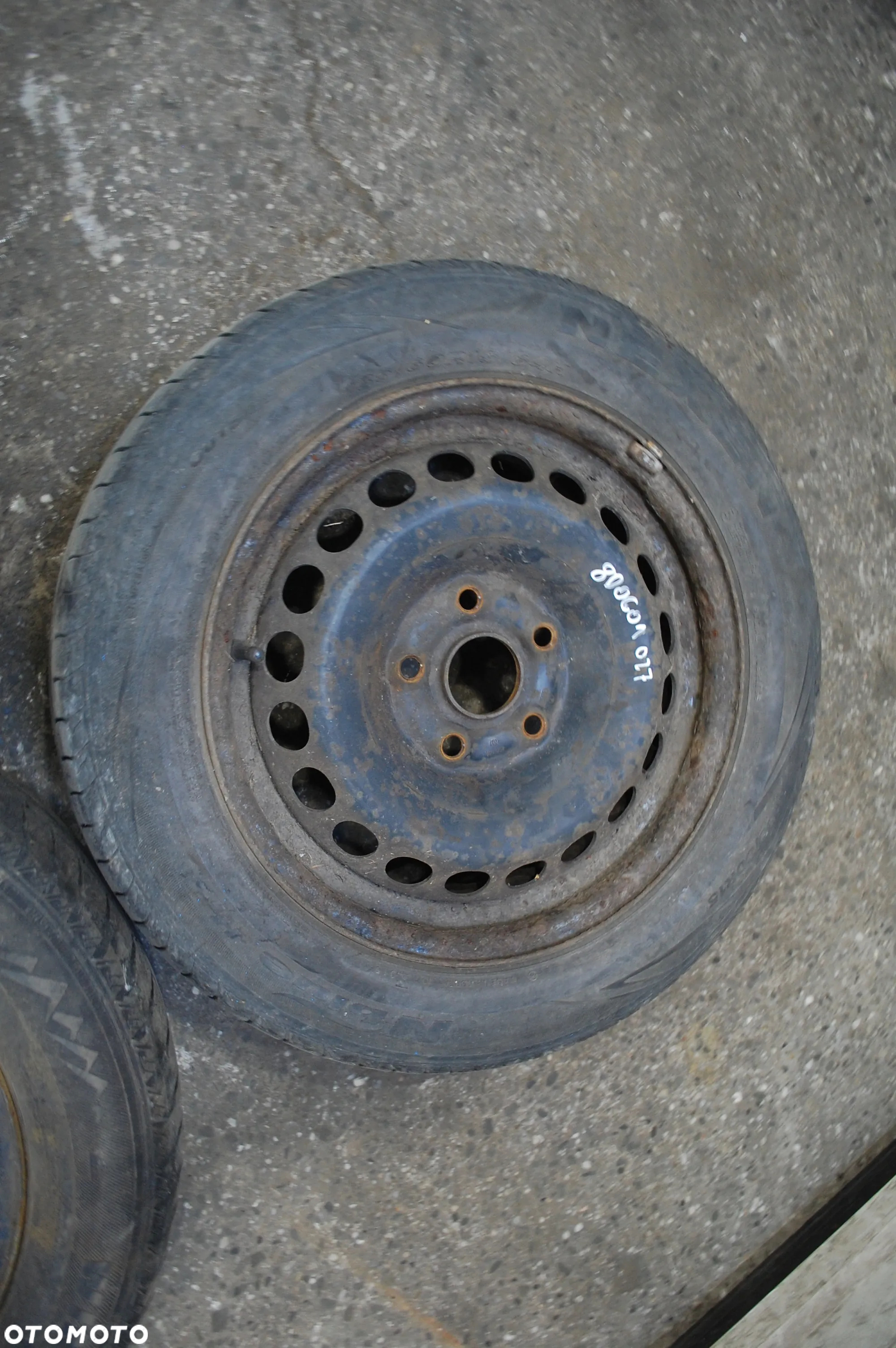FELGI STALOWE + OPONY LETNIE 195/65R15 8D0601027 ET45 6J AUDI A4 B6 B7 VW PASSAT - 5