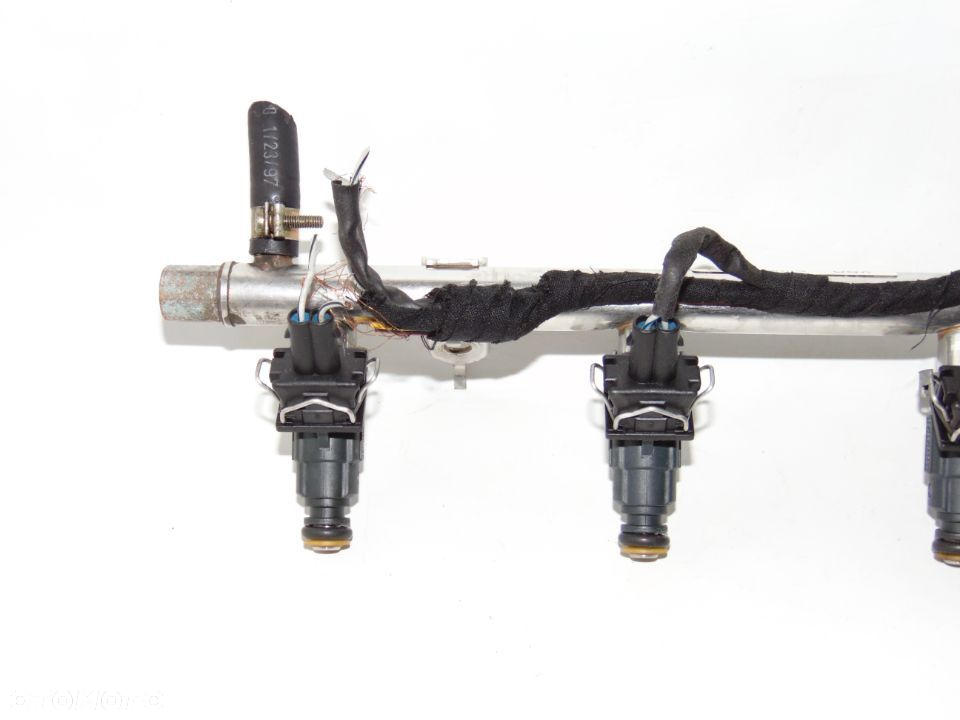 KOMPLET wtryski wtrysk listwa wtryskowa 0280155753 A0000788723 Mercedes W168 A Klasa A140 A160 - 3