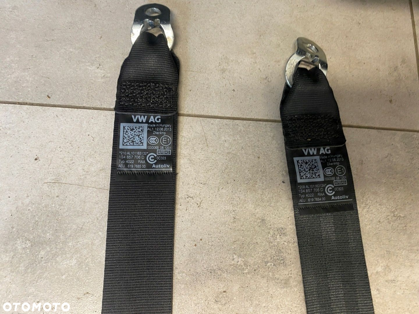 SKODA CITIGO KONSOLA PODUSZKA PASY SENSOR - 8
