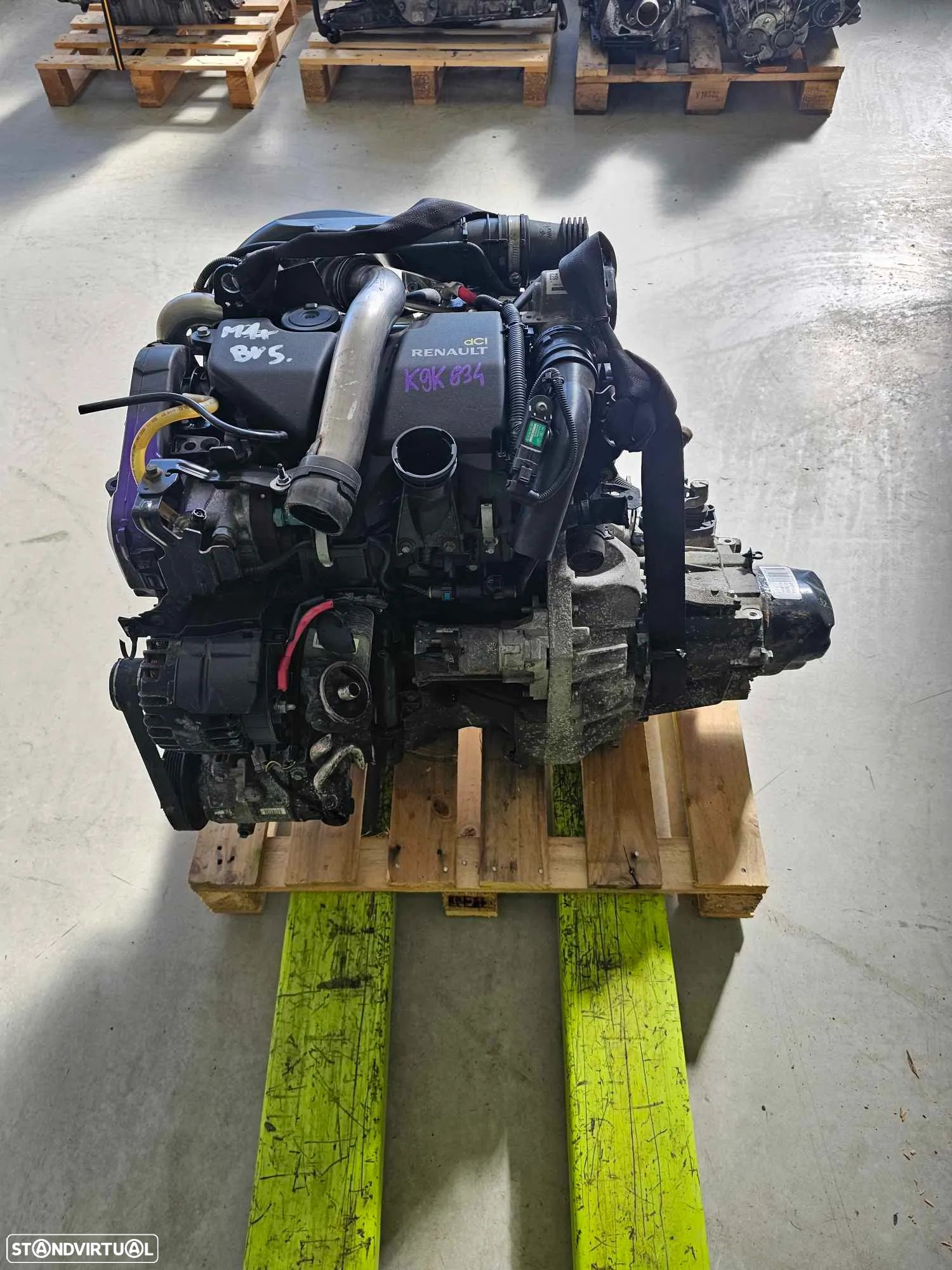 Motor Renault Megane III 1.5 DCI 2014, ref K9K 834 - 1