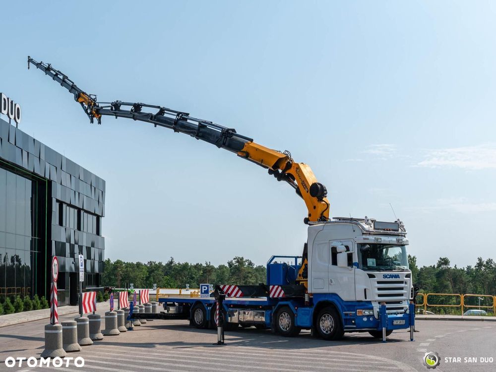 Scania R500 8x2 PALFINGER PK 85002 Fly Jib Wciągarka HDS Żuraw Crane - 8