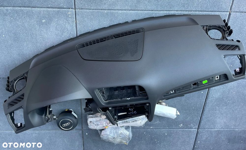 Audi Q5 8R Lift konsola deska rozdzielcza poduszki kurtyny pasy airbagi - 2