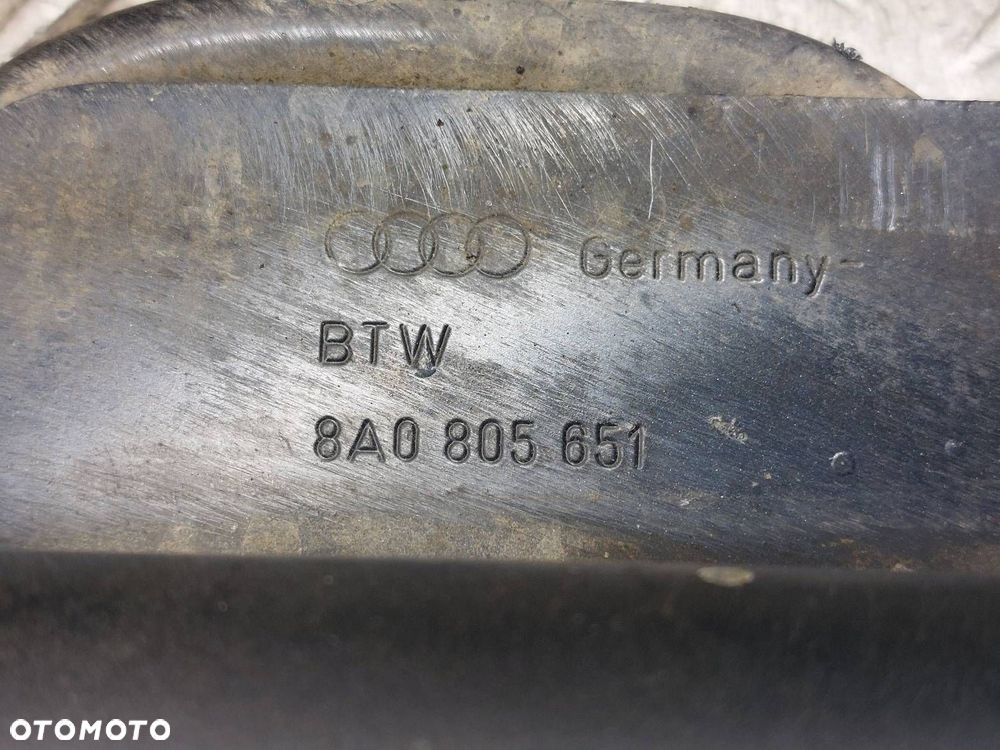 PAS PRZEDNI WZMOCNIENIE CZOŁOWE BELKA POD ZDERZAK AUDI 80 B4 8A0805651 - 2