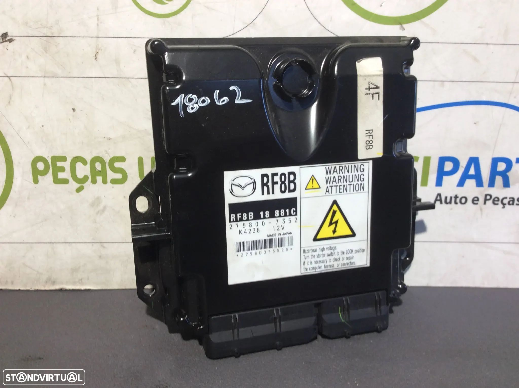 Centralina Motor Mazda 3 2.0MZR.CD 143cv ano 2007 RF8B18881C  2758007352 - 1