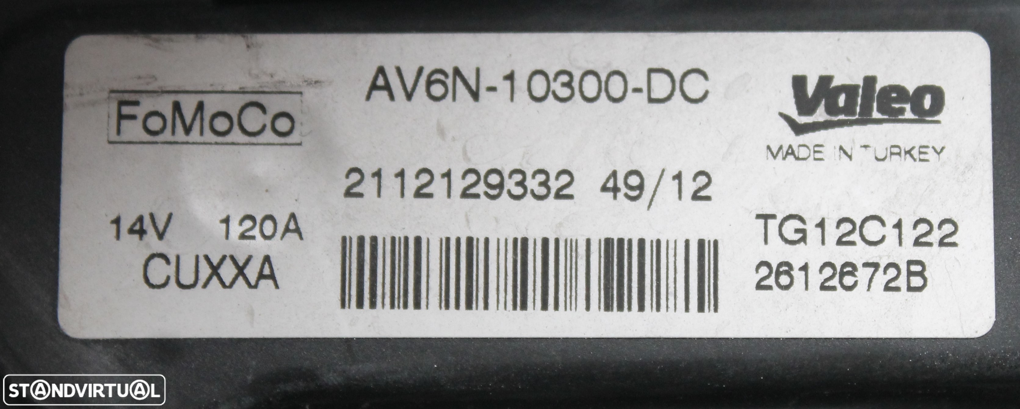 ALTERNADOR FORD B-MAX - 5