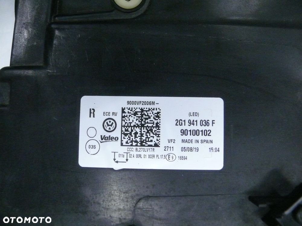 LAMPA PRZEDNIA PRAWA VOLKSWAGEN POLO VI 2G1 2019 LED FULL EU - 3