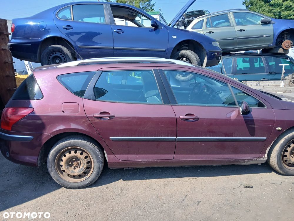 PEUGEOT 407 SW KKC maska pokrywa silnika klapa bagażnika zderzak lampa reflektor pas przedni stop lampy halogeny przeciwmgłowe  odblaski grill atrapa znaczek błotnik błotniki drzwi zbiornik wlew paliwa szyba lusterko - 3