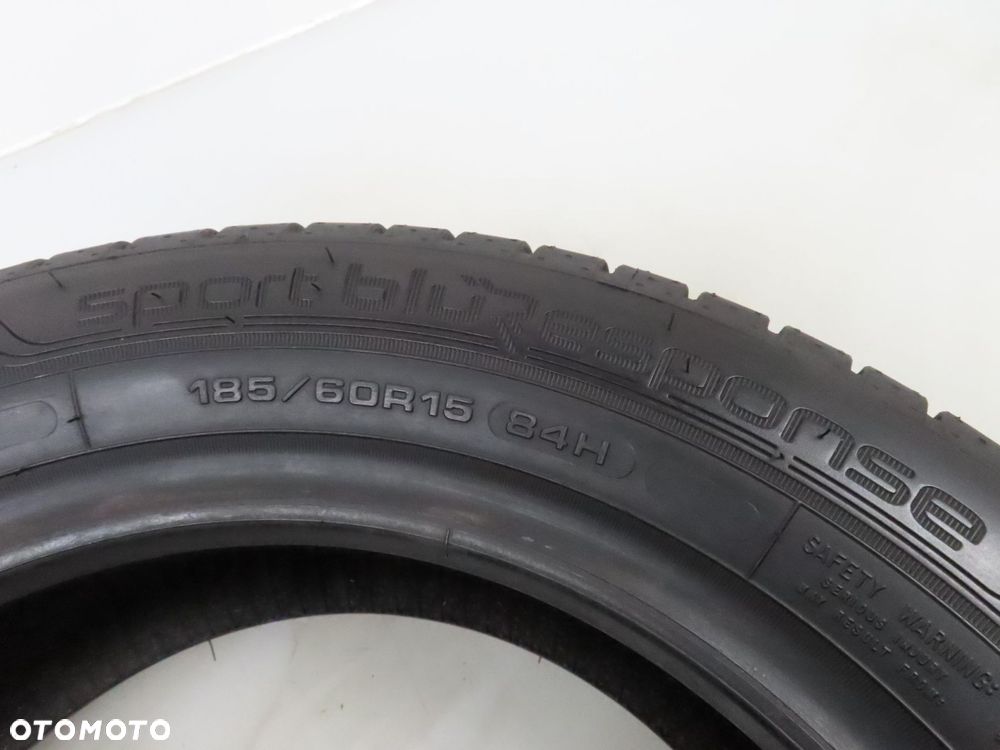 2x 185/60R15 OPONY LETNIE Dunlop sport bluResponse 84H - 3