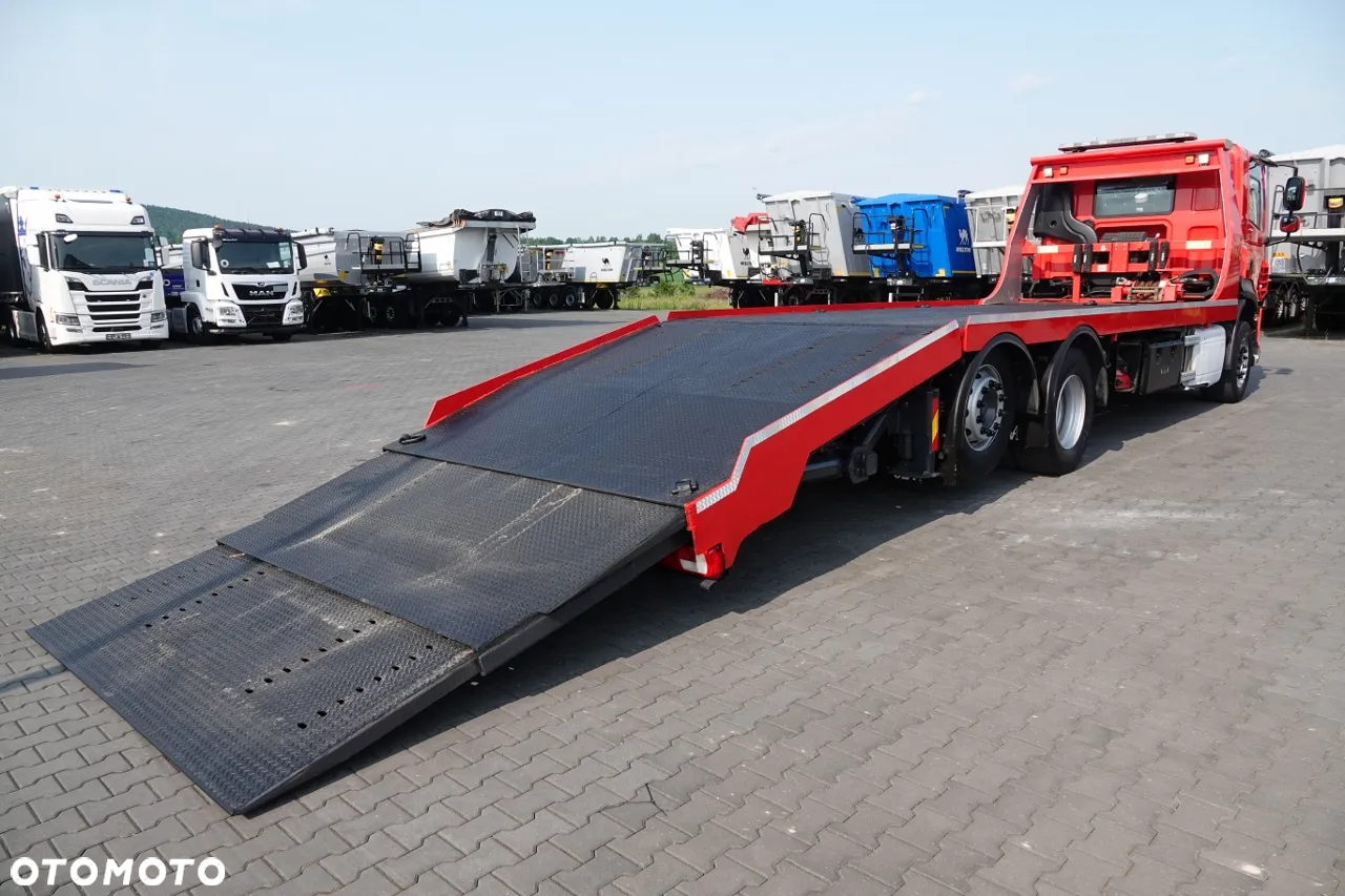 DAF 460 / LAWETA / PLATFORMA / NAJAZDY HYDRAULICZNE / WYCIĄGARKA / EURO 6 - 5