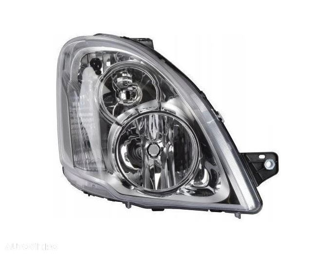 Far Iveco Daily, 09.2011-07.2014, RapidAuto, fata, partea dreapta, cu lumina de zi; tip bec H1+H7+PY21W+W21/5W; electric; cu motor; - 1