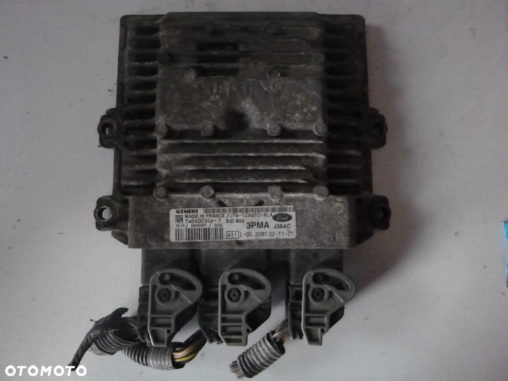 ZESTAW STARTOWY FORD FUSION 1,4 TDCI 2002 ROK  STEROWNIK 2U7A-12A650-ALA   5WS40034A - 3