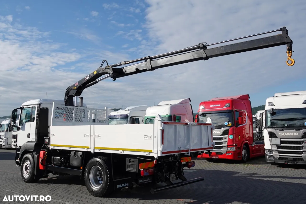 MAN TGS 18.400 / 4x4 / BASCULANTE - 4,7 M + HDS HIAB 111 inaltime: 7,4 m / MANUAL / PALET / RADIO CONTROL - 5