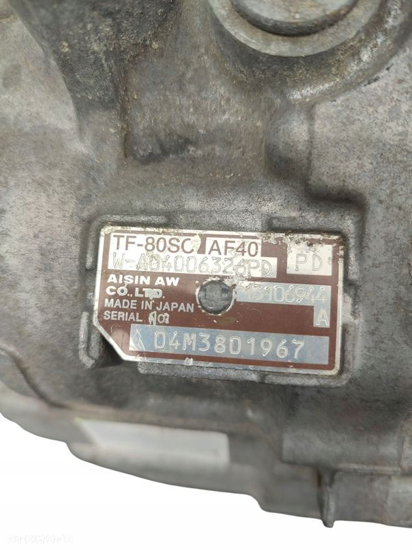 SKRZYNIA BIEGÓW AUTOMAT OPEL VECTRA C 1.9 CDTI 150KM 110kW 13106944A 223TYŚ - 6