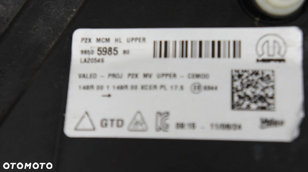 PRZEDNIA LEWA PRAWA LAMPA PEUGEOT 2008 II LIFT 208 II LIFT FULL LED - 8