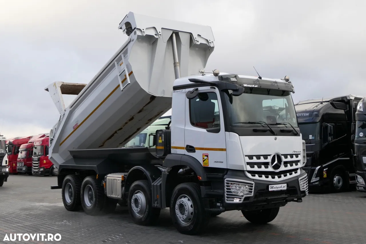 Mercedes-Benz AROCS 3246 / 8x4 / BASCULANTE / BASCULANTE SPATE / EURO 6 / PNEURI 100% - 6