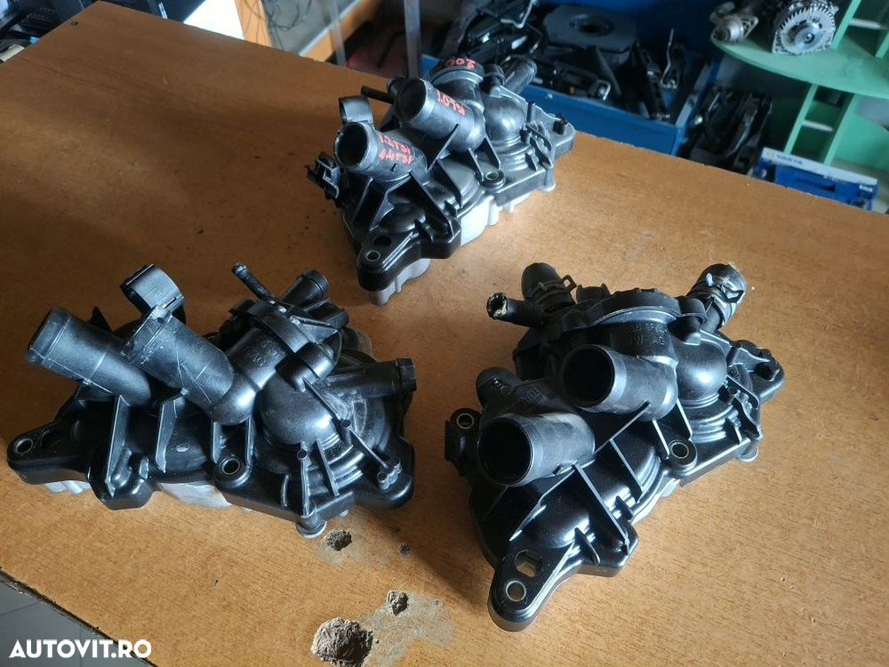 Pompă apă cu carcasă termostat Vw Audi Skoda Seat 1.0  1.2 1.4 Tsi - 1