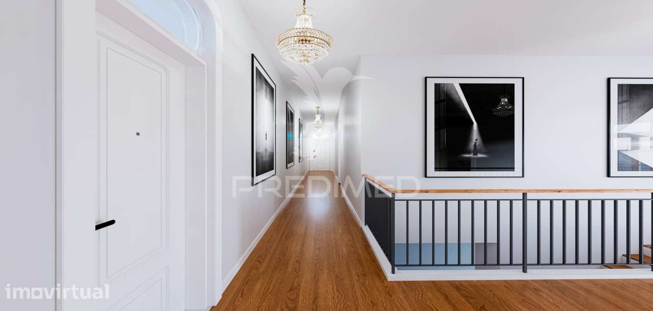 Apartamento T1 em Edifício Pombalino, centro, vista rio. - Grande imagem: 4/20