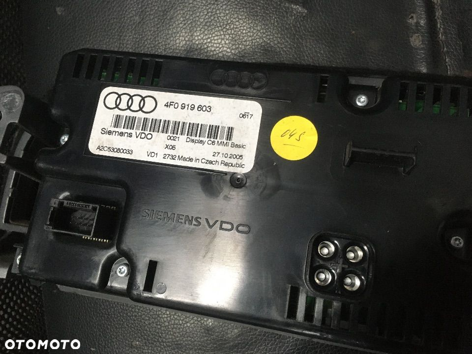 AUDI A6 C6 MONITOR 4F0919603 - 2