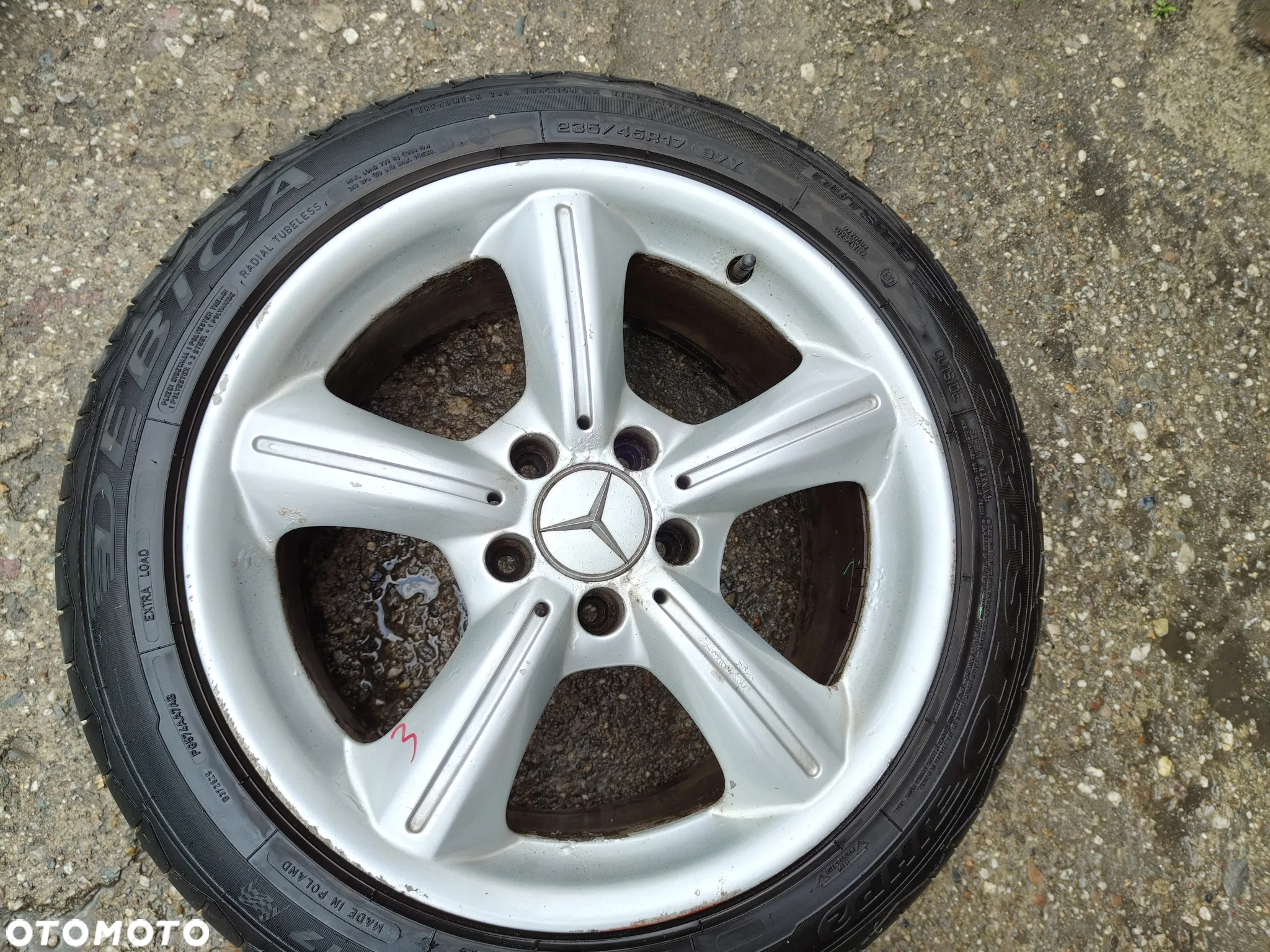 MERCEDES SLK 171 Felga aluminiowa Oryginał 17 1714011302 - 2