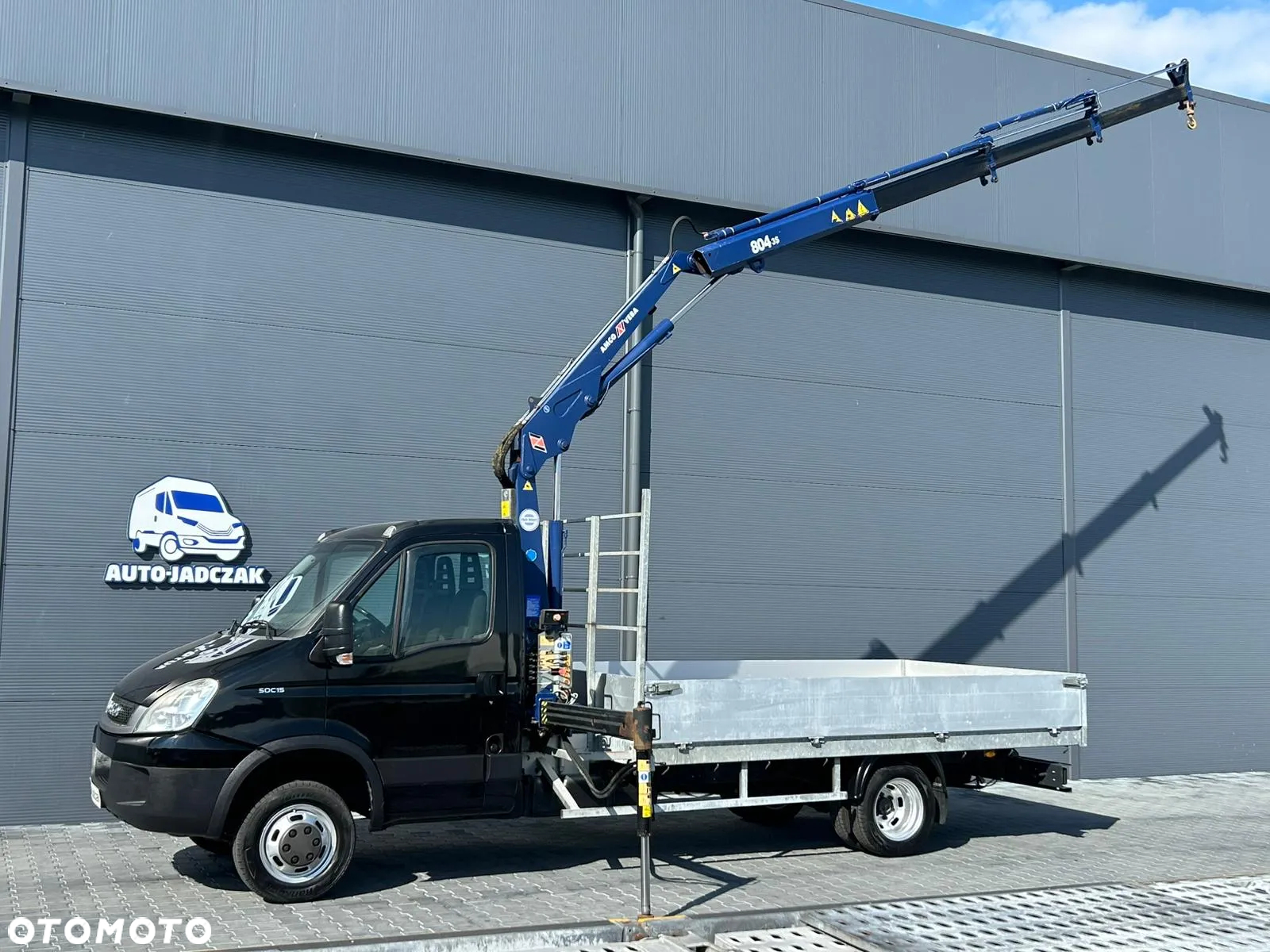 Iveco Daily 50C15 35C15 3.0 HPI żuraw HDS Amco Veba 804 3S SKRZYNIA 3,85m **Super stan**2011R** - 2