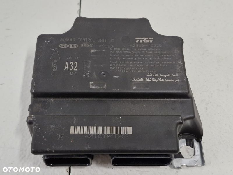KIA CEED II 2 MODUŁ SENSOR PODUSZEK POWIETRZNYCH AIR BAG 95910-A2320 - 1