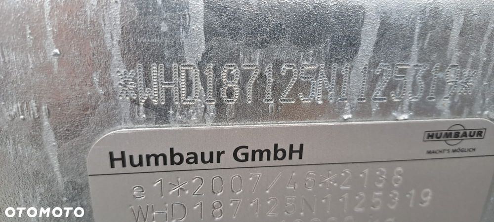 Humbaur Przyczepa burtowa Humbaur HD18 Baustoff - 19