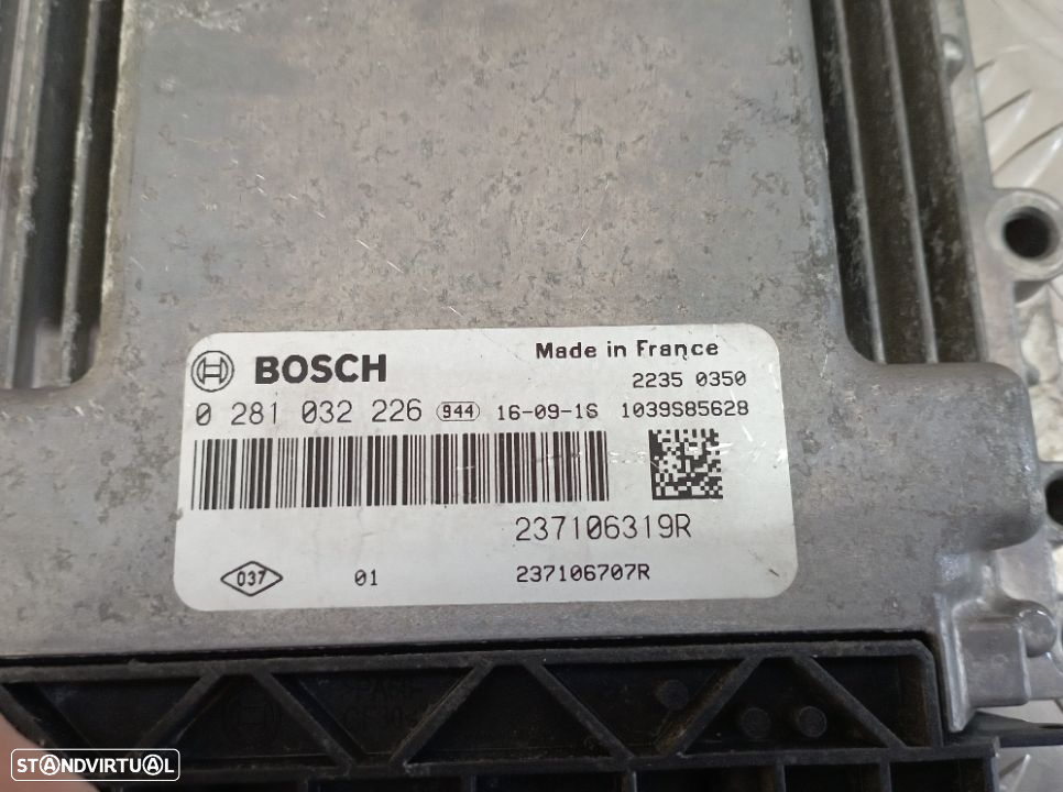 Centralina Motor Renault Kadjar 1.6 Dci Ref. 0281032226 - 3