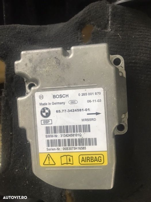 Calculator air bag bmw X3 e83 - 1