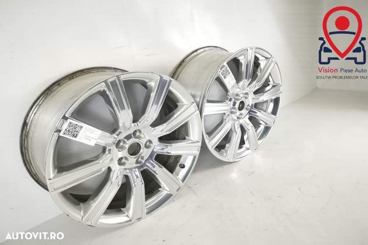 Janta Originala 8 J R20 ET 45 CROM In Stare Buna Land Rover  Range Rov - 2
