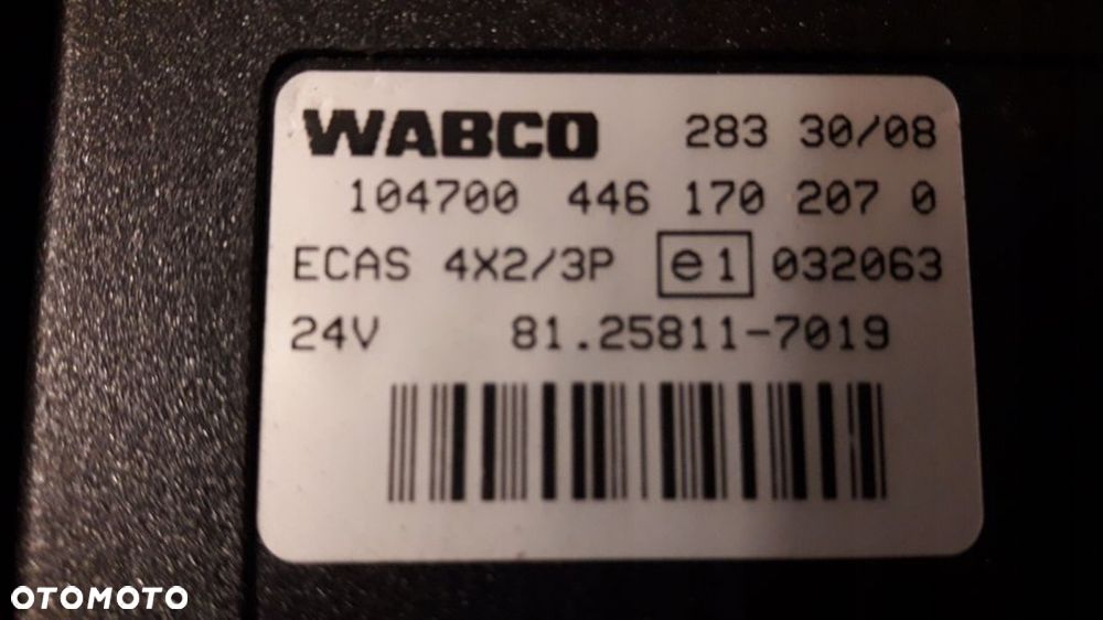 STEROWNIK ECAS MAN TGA TGX 81.25811.7018 7019 7025 - 4